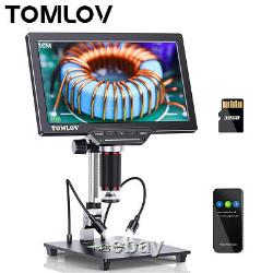 TOMLOV LCD Digital Microscope 1300X Soldering Microscope for Adults & 10 Stand