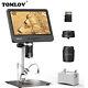 Tomlov Lcd Digital Microscope 1500x 10.1 Soldering Usb Coin Microscope