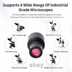 Telescope Camera Digital USB Microscope Imager Aluminum Alloy 4K 8MP Image