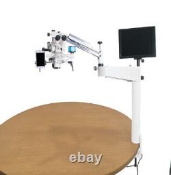 Tiltable Digital Portable ENT Operating Microscope 3 Step, LED TV, HD Camera Set