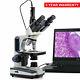 Uk Swift 40x-2500x Trinocular Lab Compound Microscope Led With 5mp Digital Camera