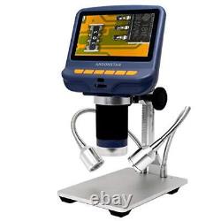 USB Digital Microscope 4.3'' Screen Microscope for Soldering