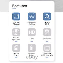 USB Digital Microscope with 7 LCD Screen Microscope Soldering Camera Magnifier