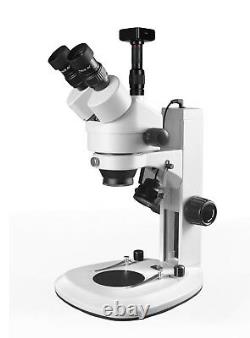 XMZ-746-11L-5607NS Trinocular Zoom Stereo Microscope, 16MP Digital Camera