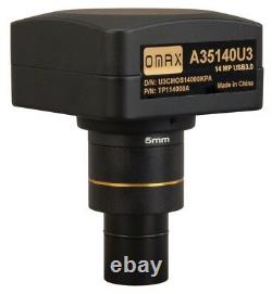 14m Pixel Digital Usb3.0 Microscope Camera Avec Logiciel Et Micromètre De Scène