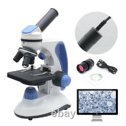 2000x Caméra Usb Microscope Numérique Led Microscope Biologique Monoculaire