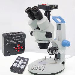 200x 1080p 2k Hdmi Usb Simul-focal Caméra De Microscope Numérique Stéréo-trinoculaire Stéréo
