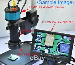 2in1 Industrie 2mp Numérique Microscope Caméra Et 7 ' ' Moniteur Écran Avec Support De Base