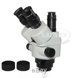 3.5-45x Simul-focale Microscope Stéréo Trinoculaire + Led Gooseneck F Appareil Photo Numérique