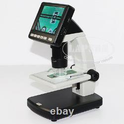 3.5 LCD 500x Bureau Numérique Microscope 5mp Hd Caméra De Télévision Usb Video Recorder Uk