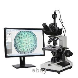 40x-1000x Doctor Clinique Vétérinaire Microscope Composé Trinoculaire Biologique + H