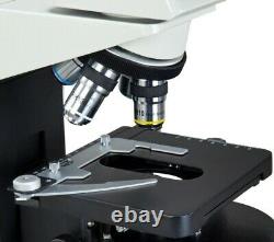 40x-1600x Trinocular Contraste De Phase Plan Composé Microscope + 5mp Appareil Photo Numérique