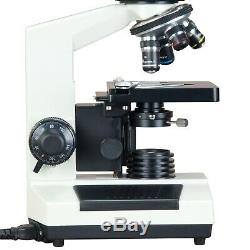 40x-2000x Binocular Composé Darkfield Microscope De Laboratoire + 2mp Appareil Photo Numérique
