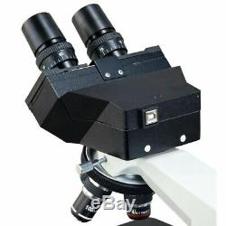 40x-2000x Intégré 3mp Appareil Photo Numérique Binocular Lab Composé Led Microscope