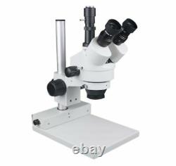 45x Digital Zoom Stéréo Trinocular Microscope W 18mp Caméra W Logiciel De Mesure