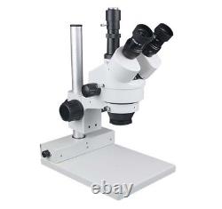 45x Zoom Numérique Stéréo Trinoculaire Microscope W Caméra 3mp W Logiciel De Mesure