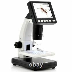 500x Loupe Zoom Usb Microscope 8 Led 3.5lcd Digital Camera Video Recorde Eu