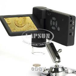 500x Portable Digital Mobile Microscope 5mp Hd Camera Foldable 3 Pouces Écran LCD