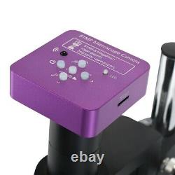 51mp 1080p Fhd Digital Microscope 180x C-mount Lens Hdmi Usb Pour La Réparation De Téléphone