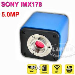 5mp 1080p@60fps Hdmi Wifi Microscope Camera Sony Imx178 Pour Iphone Ipad Android