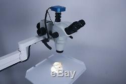 5w Led Ent Chirurgie Ophtalmique Microscope Portable De Fonctionnement Avec Appareil Photo Numérique