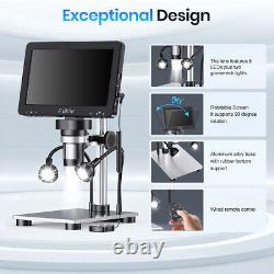 7 LCD Microscope 1200x 1080p Digital Microscope Caméra Vidéo Pour Pcb