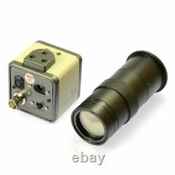 800tvl Caméra Industrielle Av Bnc 130x Microscope Numérique Avec Support D'écran LCD