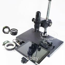 9 LCD 5x-360x 1080p 60fps C-mount Digital Microscope Camera F Iphone Pcb Repair