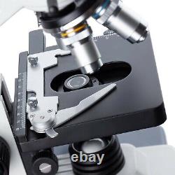 Amplificateur 40-2500x Microscope Binoculaire À Led +1,3mp Caméra Numérique +coulisses
