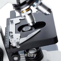 Amplificateur 40x-2000x Microscope À Led Binoculaire + Caméra Numérique 3mp + Diapositives