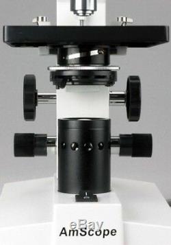 Amscope 1000x Vet Haute Puissance Binocular Microscope + 2mp Usb Appareil Photo Numérique