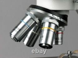 Amscope 2000x Vet Haute Puissance Microscope Binoculaire + 1.3mp Usb Appareil Photo Numérique