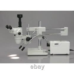 Amscope 2x-225x Trinocular Zoom Stéréo Microscope + 9mp Appareil Photo Numérique