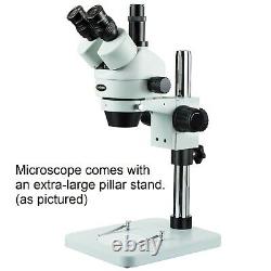 Amscope 3.5x-180x Zoom Stéréo Microscope +3mp Caméra Numérique +144-led