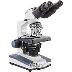 Amscope 40-2000x Binocular Microscope Composé 3d Étape + Led 1.3mp Appareil Photo Numérique