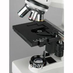Amscope 40x-1000x Deux Microscopes Métallurgiques Légers + Appareil Photo Numérique 5mp