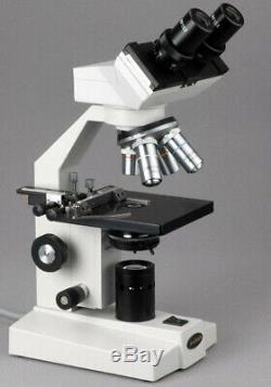 Amscope 40x-1000x Haute Puissance Binocular Microscope + Usb Appareil Photo Numérique Multi-usage