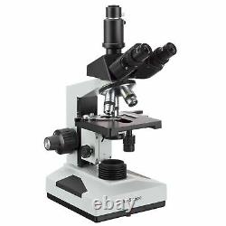 Amscope 40x-1600x Lab Microscope Trinoculaire + Caméra Usb Numérique 9mp