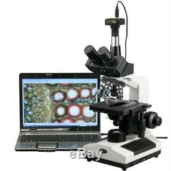 Amscope 40x-2000x Docteur Microscope Clinique Vétérinaire + 3mp Appareil Photo Numérique