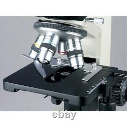 Amscope 40x-2000x Lab Trinocular Compound Microscope+5mp Caméra Usb Numérique