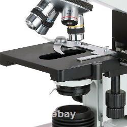 Amscope 40x-2000x Microscope Binoculaire Composé + Appareil Photo Numérique De 1,3 Mp