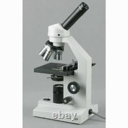 Amscope 40x-2000x Microscope Composé W Usb Digital Camera Mech Stage Multi-use