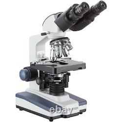 Amscope 40x-2500x Kit De Microscope Binoculaire À Led +. Caméra 3mp + Livre