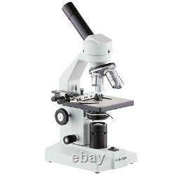 Amscope 40x-2500x Microscope Composé Avec Scène Mécanique, Appareil Photo Numérique Usb 2.0