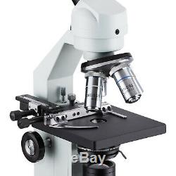 Amscope 40x-2500x Microscope Composé W Platine Mécanique, Usb 2.0 Appareil Photo Numérique