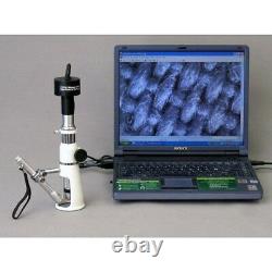 Amscope H250-8m 20x & 50x Shop Measuring Microscope + 8mp Appareil Photo Numérique