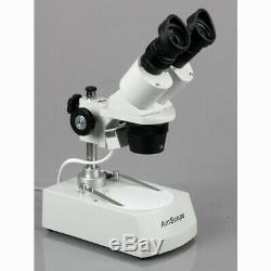Amscope Se306r-pz-3m 20x-40x-80x Forward Stereo Microscope + 3mp Appareil Photo Numérique