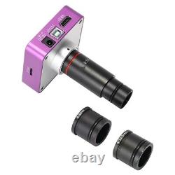 Appareil photo à microscope numérique industriel avec objectif de l'oculaire 0,5X et accessoires 2K 51MP.