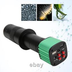 Appareil photo de microscope vidéo numérique électronique industriel USB 16MP avec objectif C-mount 180X