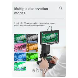 Caméra Microscope Numérique Usb De 7 Pouces S'adapte À La Réparation De Téléphone Amplification Continue